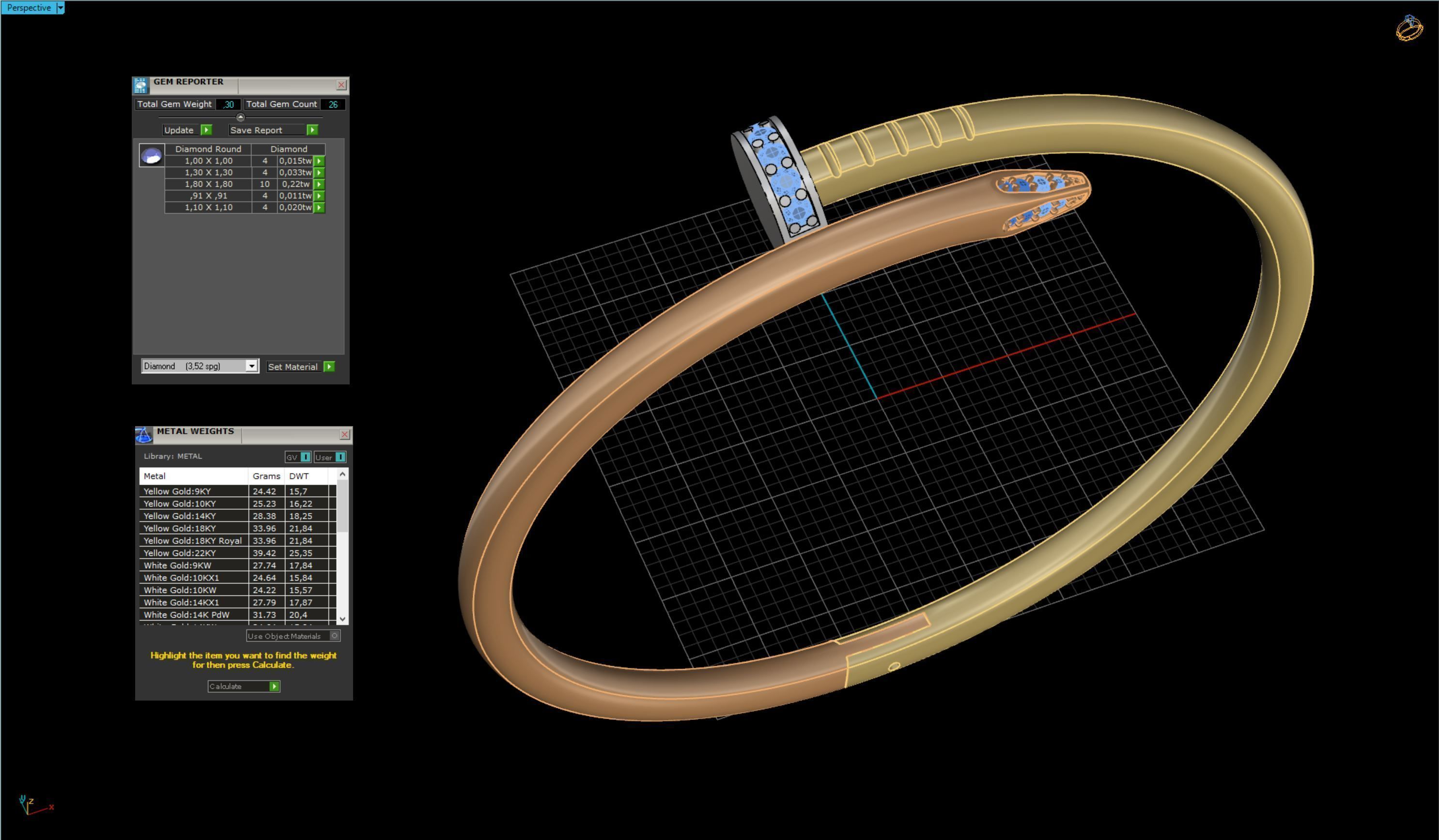 Bracelet Size 17 3D print model_8