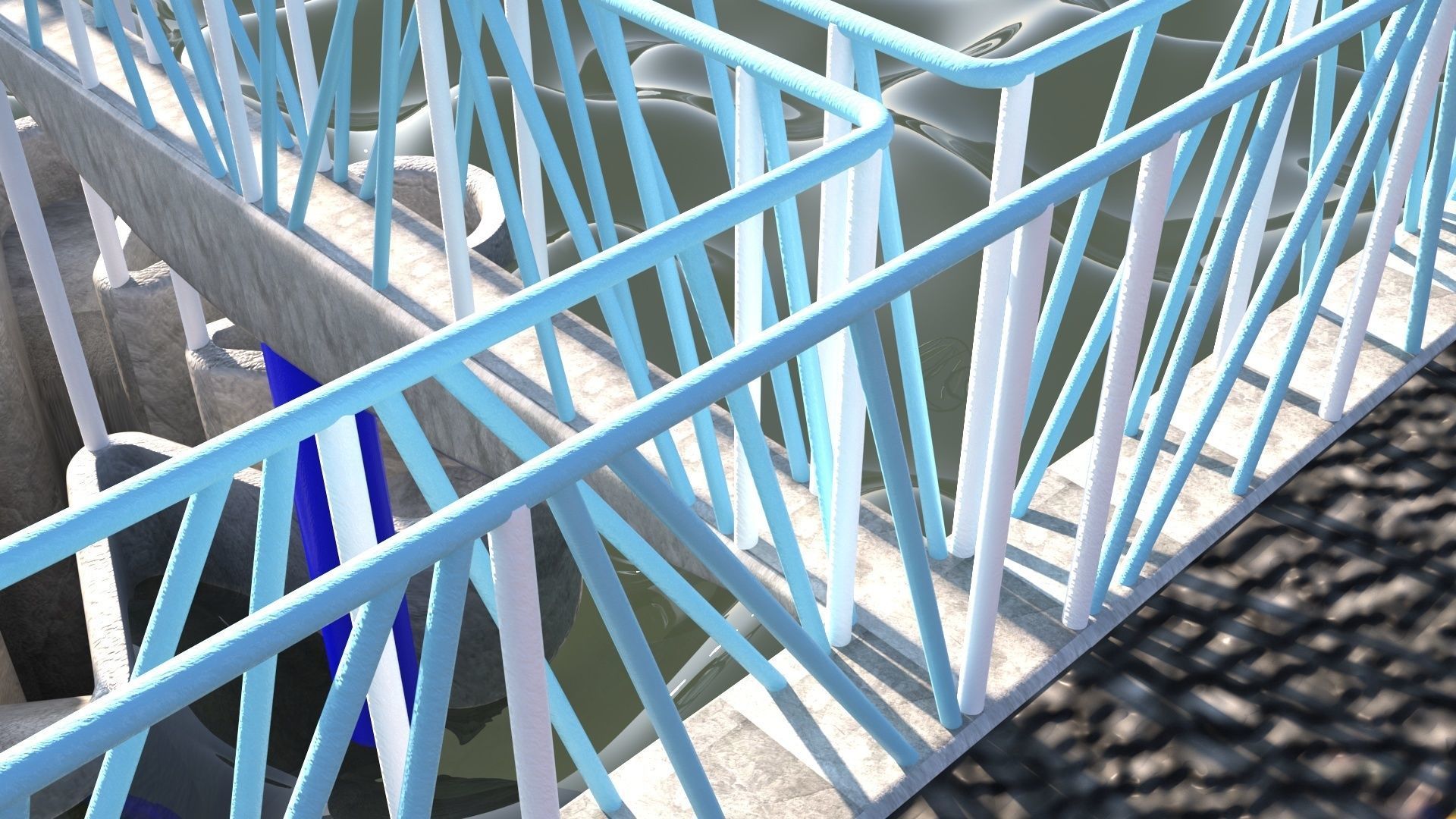 Reservoir of Kechut 3D model_3