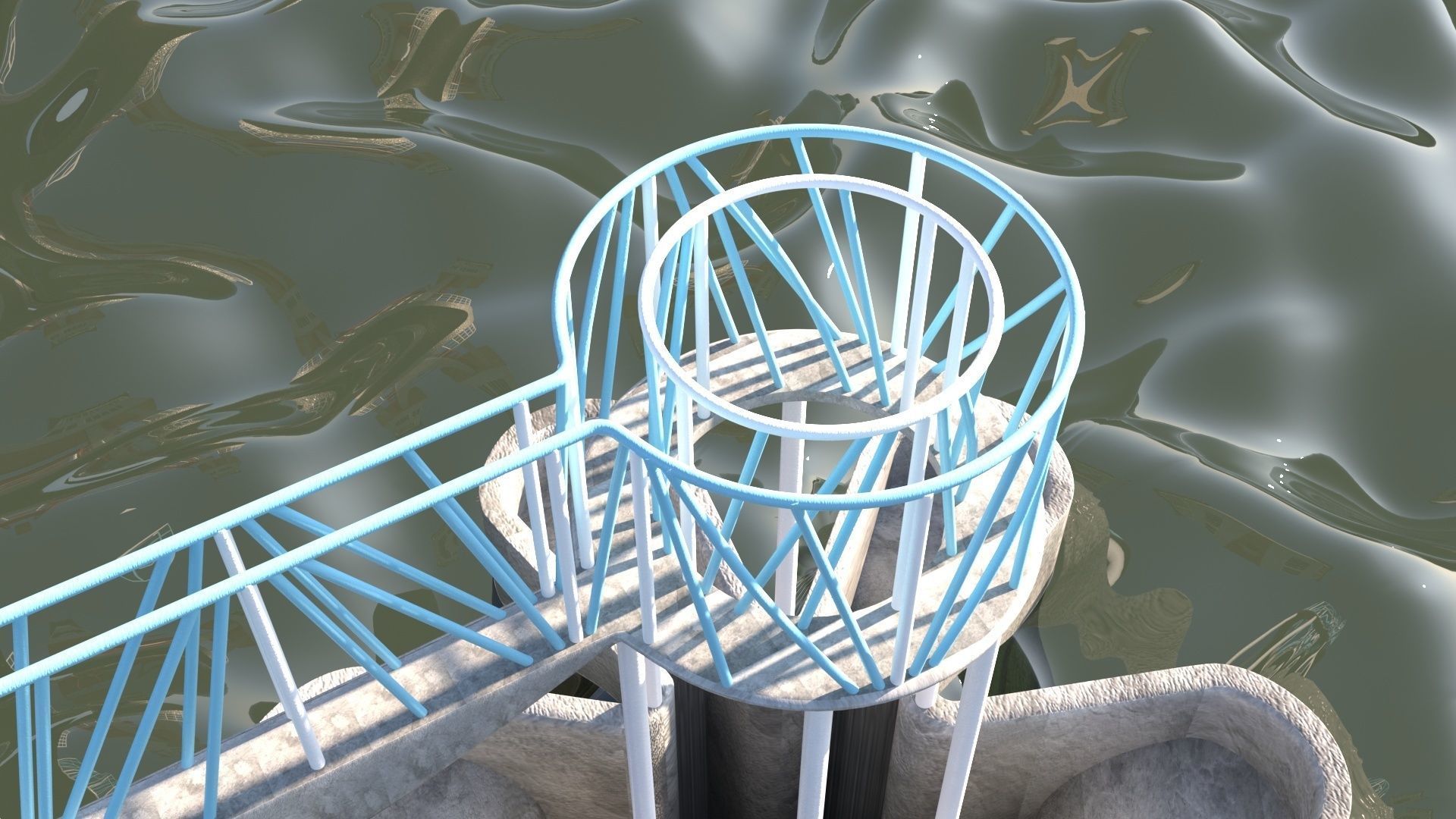 Reservoir of Kechut 3D model_7