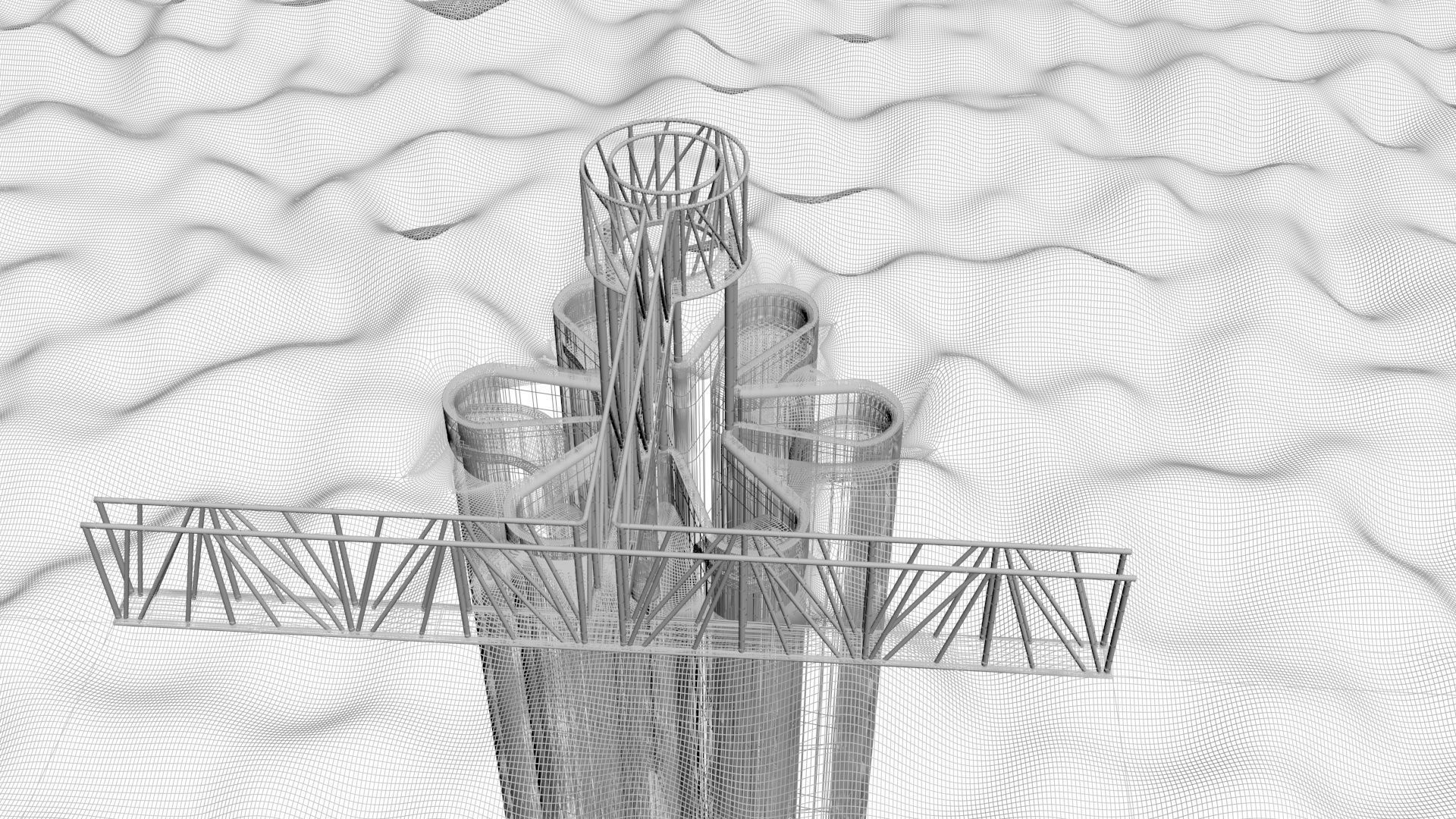 Reservoir of Kechut 3D model_32