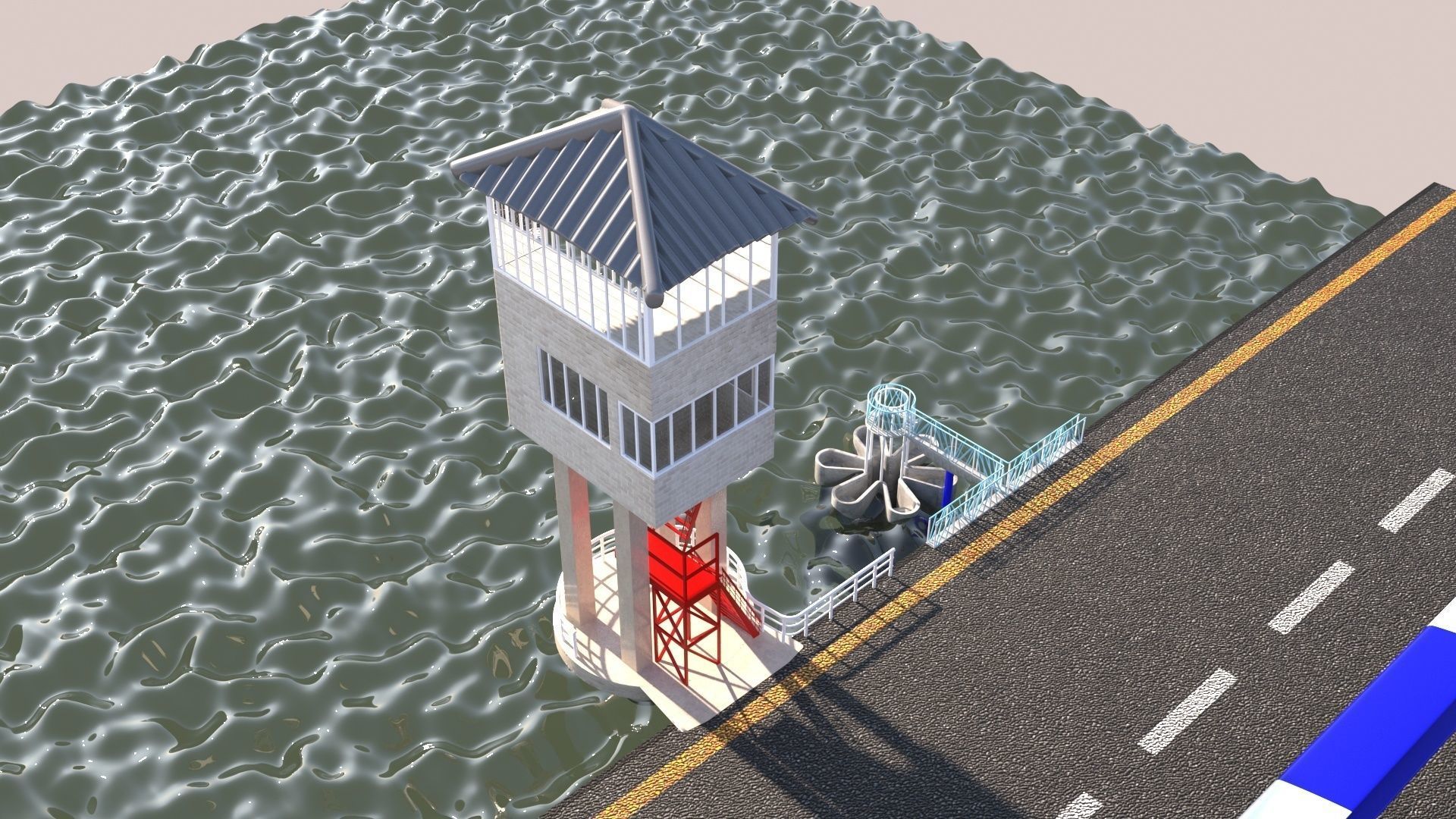 Reservoir of Kechut 3D model_1