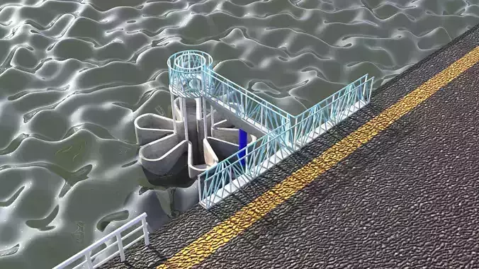 Reservoir of Kechut 3D model Reservoir of Kechut 3D model