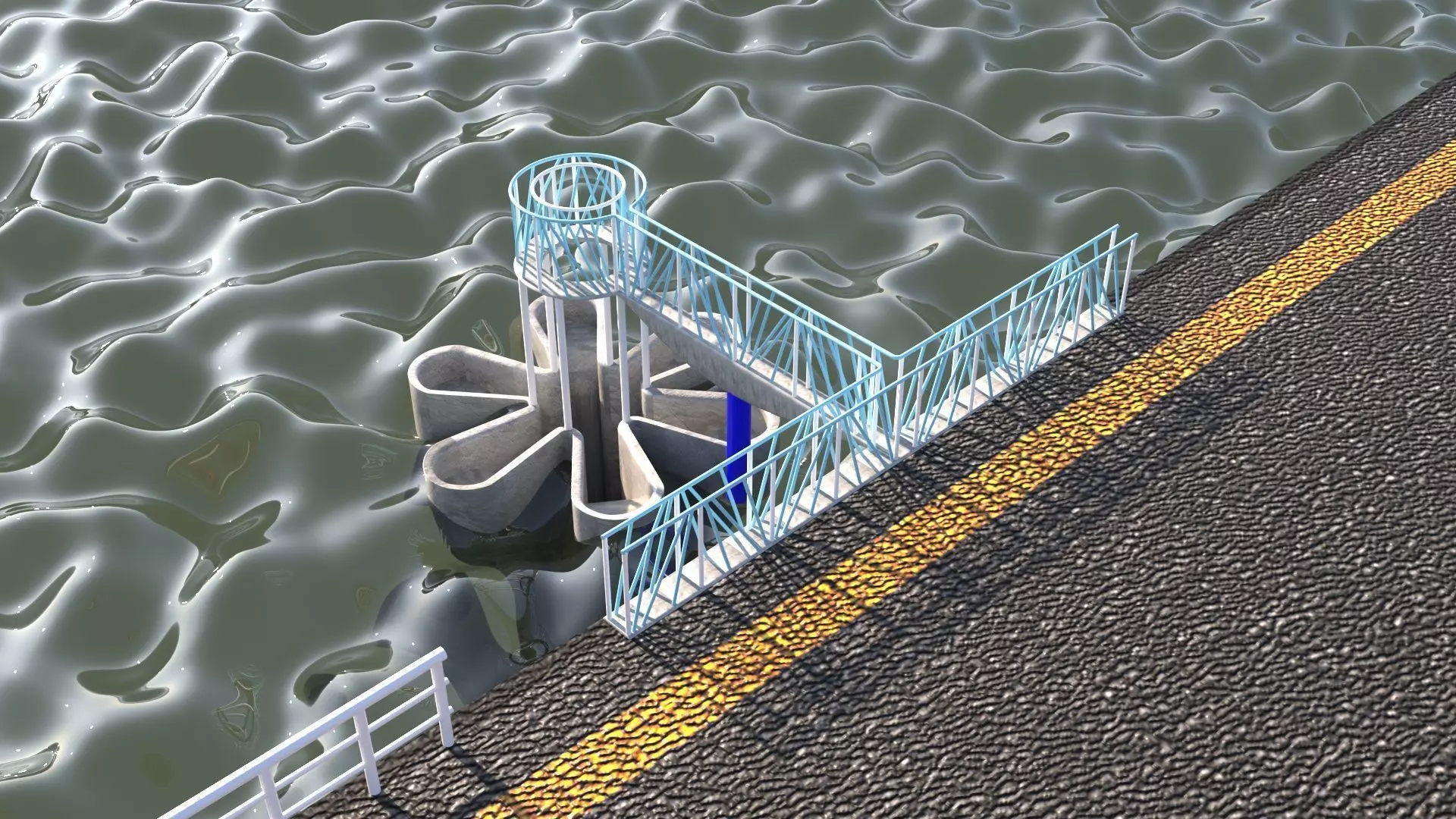 Reservoir of Kechut 3D model_0