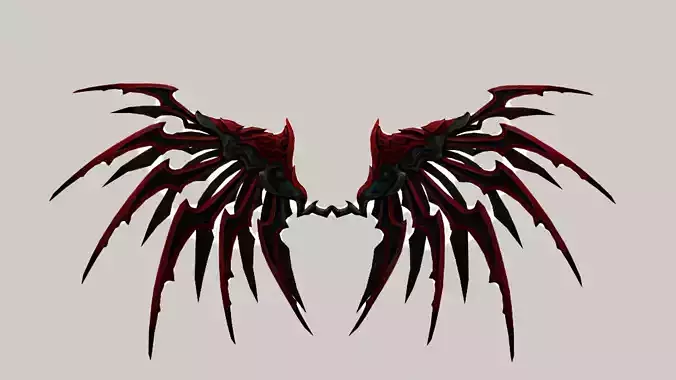 Futuristic Blood Metal Wing