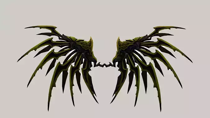 Futuristic Metal Wing