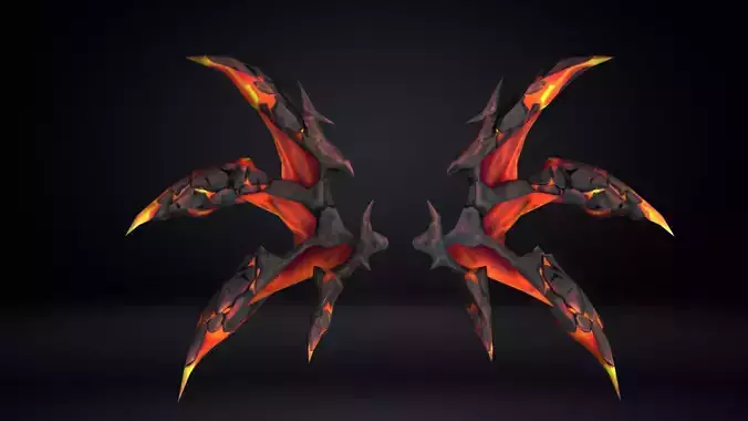 Futuristic  Lava Wing