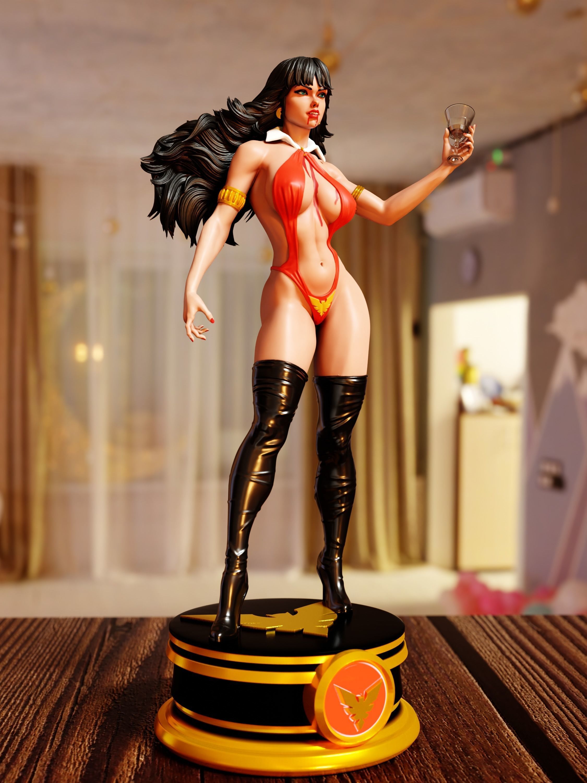 Vampirella 02  3D print model_3