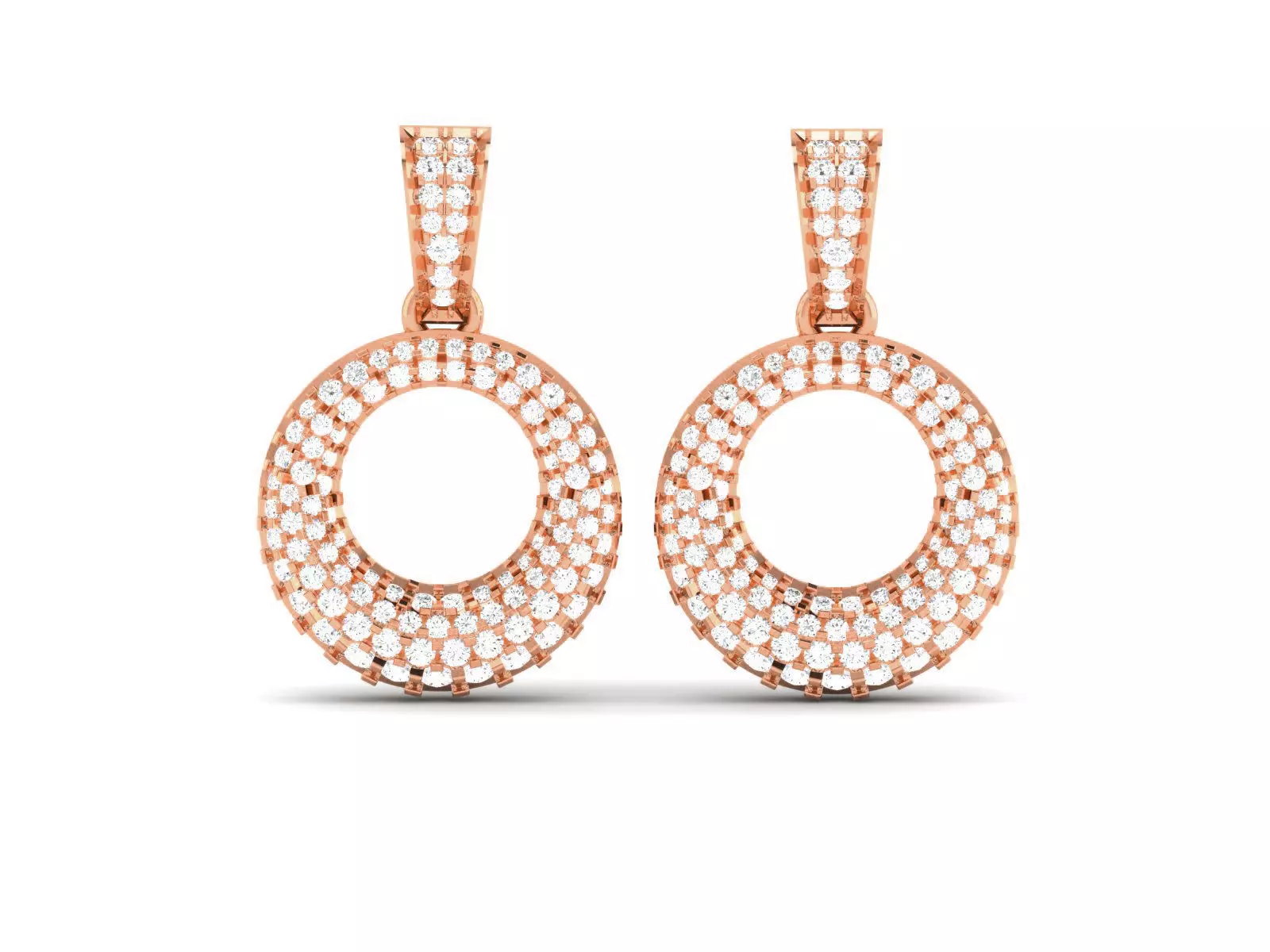 Women drop earrings 3dm render detail 3D print model_0