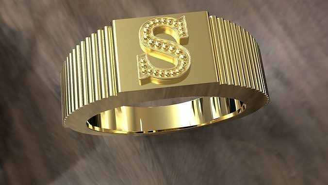 GENTS RING GR01 Free 3D print model