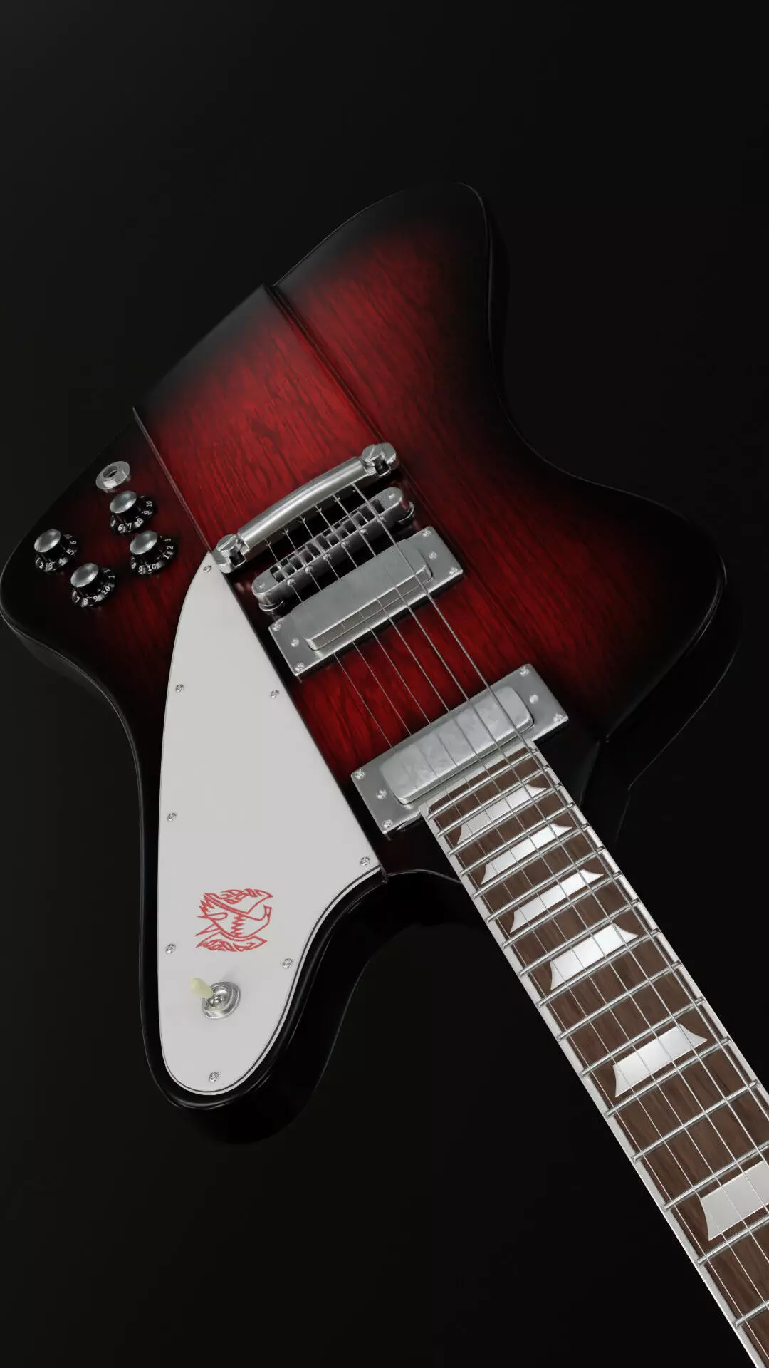 Gibson Firebird Guitar 3D Model 3D model