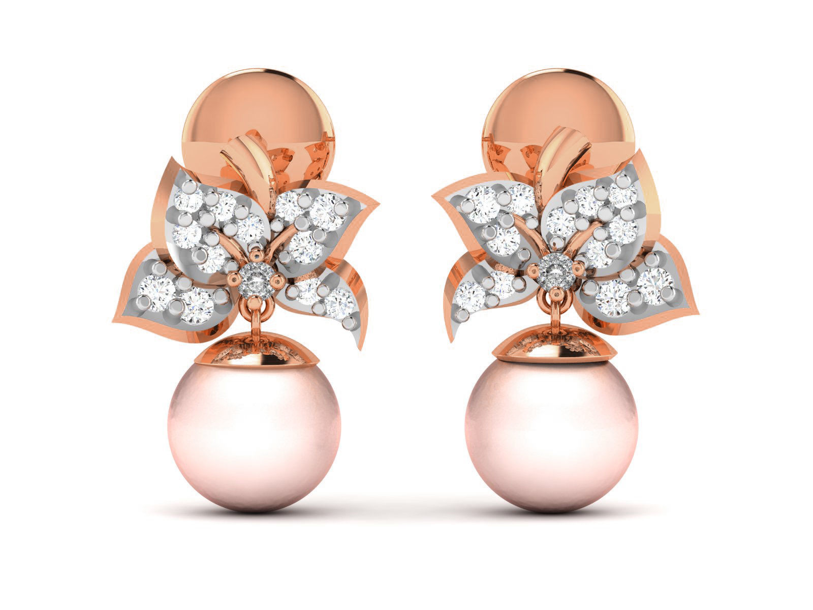 Women drop earrings 3dm render detail 3D print model_3