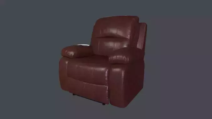 Recliner Arm Leather Chair Sofa Single Seater