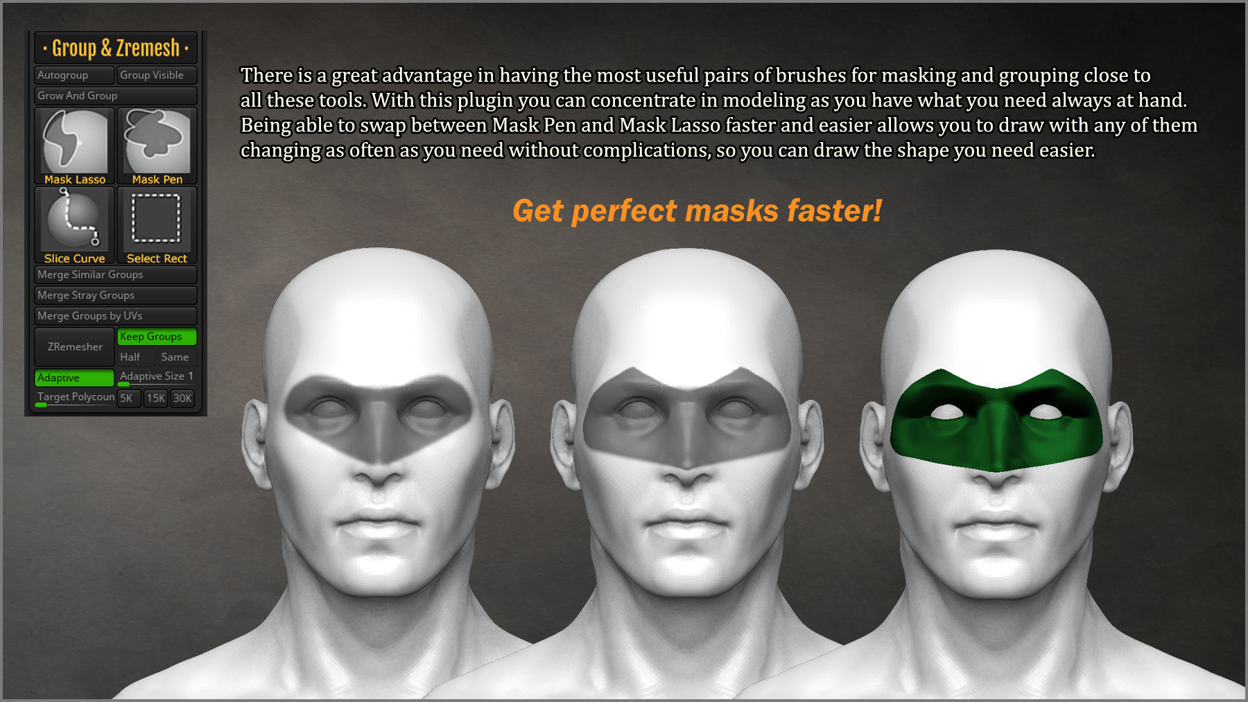 Easy Mesh ZBrush Plugin 3D model_9