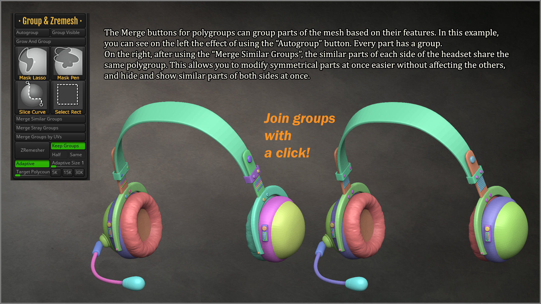 Easy Mesh ZBrush Plugin 3D model_8