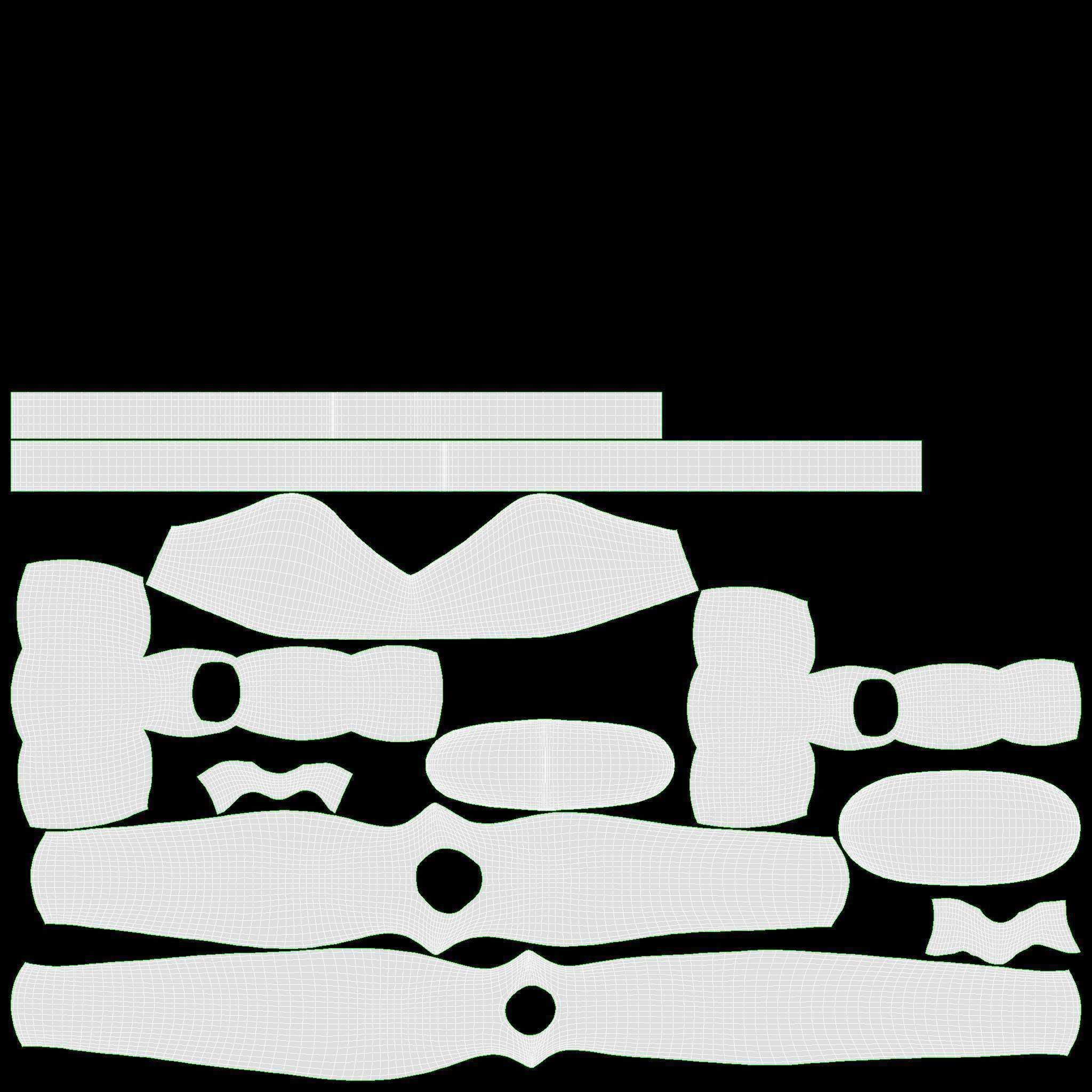 Abstract Ceramic Lovers Figurine Hugging 3D model_8