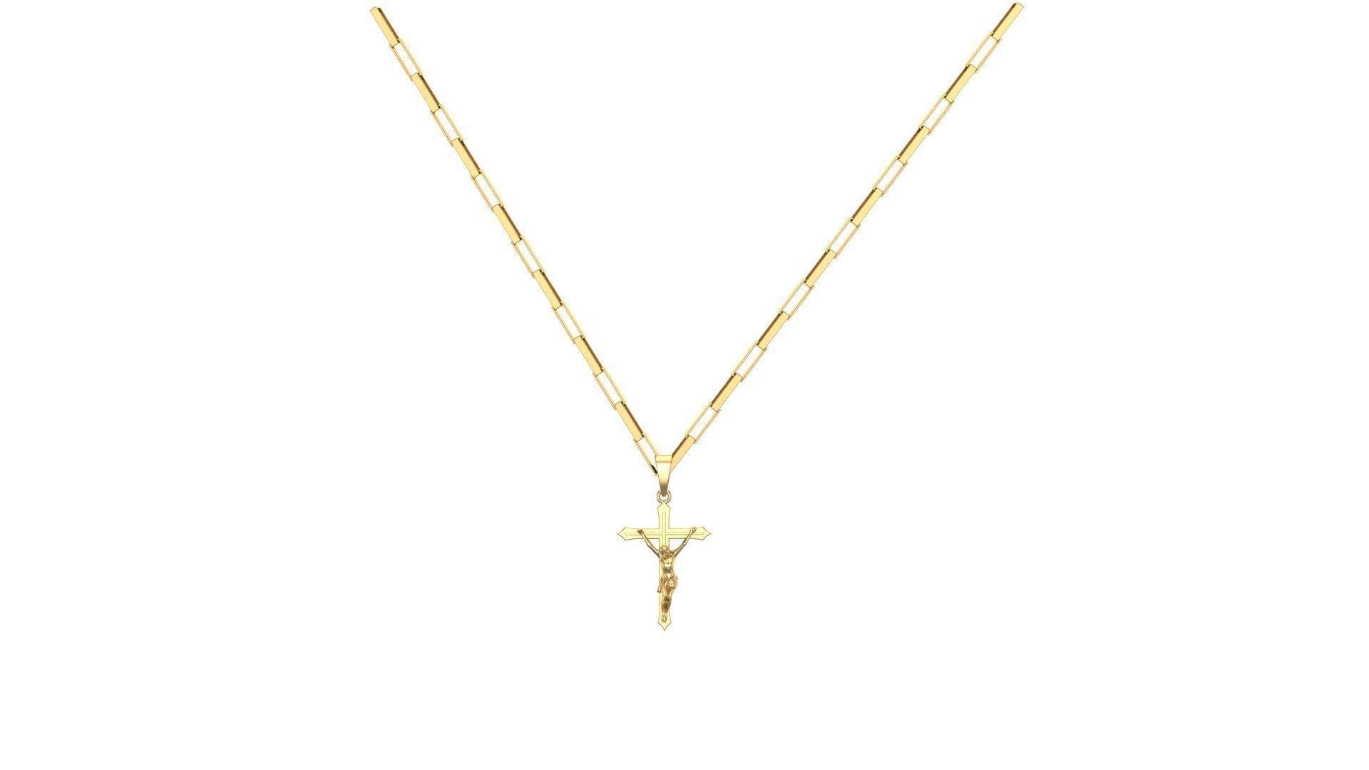 Pingente Jesus Cristo 3D print model_1