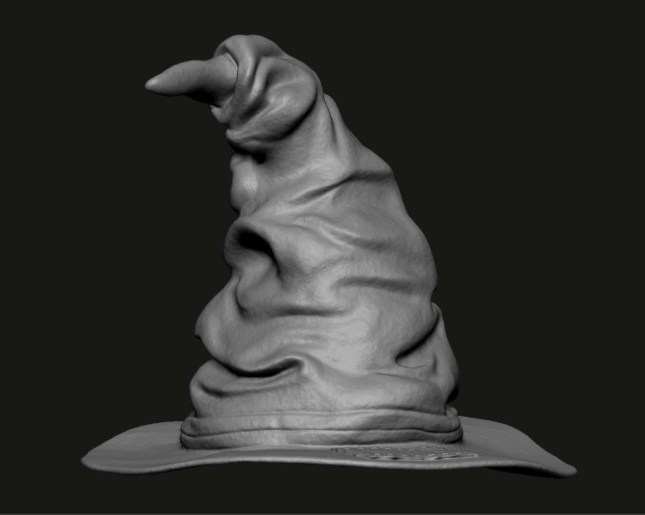 Hogwarts hat 3D print model_1