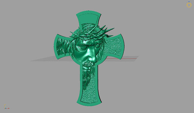 Pingente Face Cristo 3D print model
