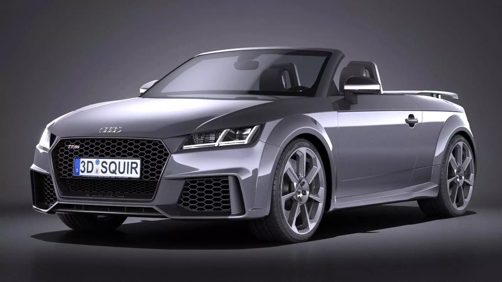 Audi TT RS Roadster 2017 3D model