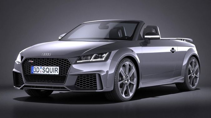 Audi TT RS Roadster 2017 3D model