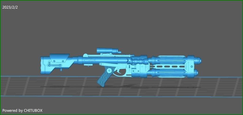 E-22 BLASTER SHORE TROOPER ROGUE ONE STAR WARS ANDOR 3D model_2