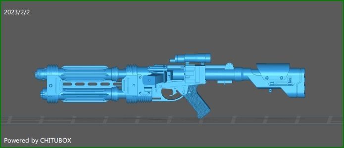 E-22 BLASTER SHORE TROOPER ROGUE ONE STAR WARS ANDOR 3D model_3