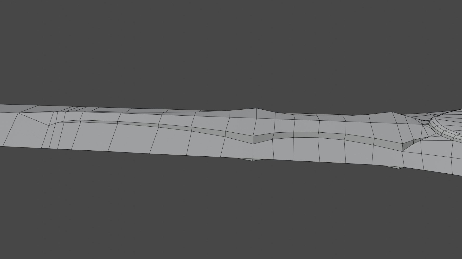 Fantasy sword Low-poly 3D model_7