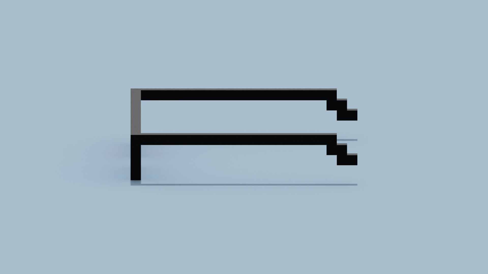 Polarized Glasses Low-poly 3D model_2