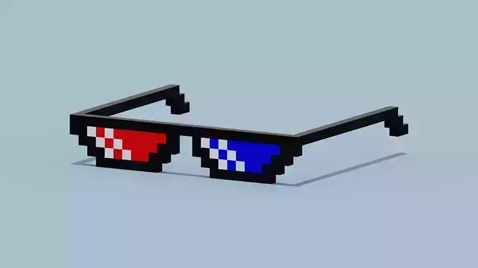 Polarized Glasses Low-poly 3D model Polarized Glasses Low-poly 3D model