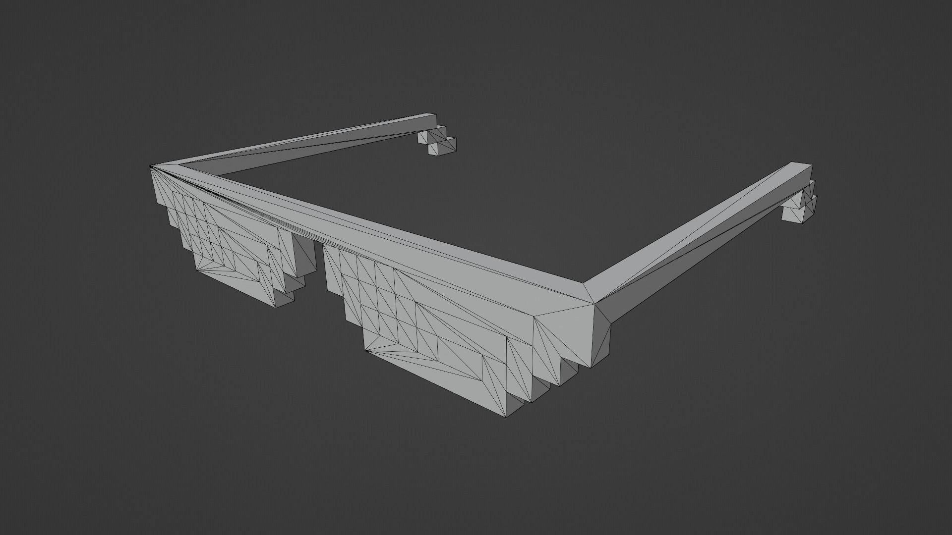 Polarized Glasses Low-poly 3D model_12