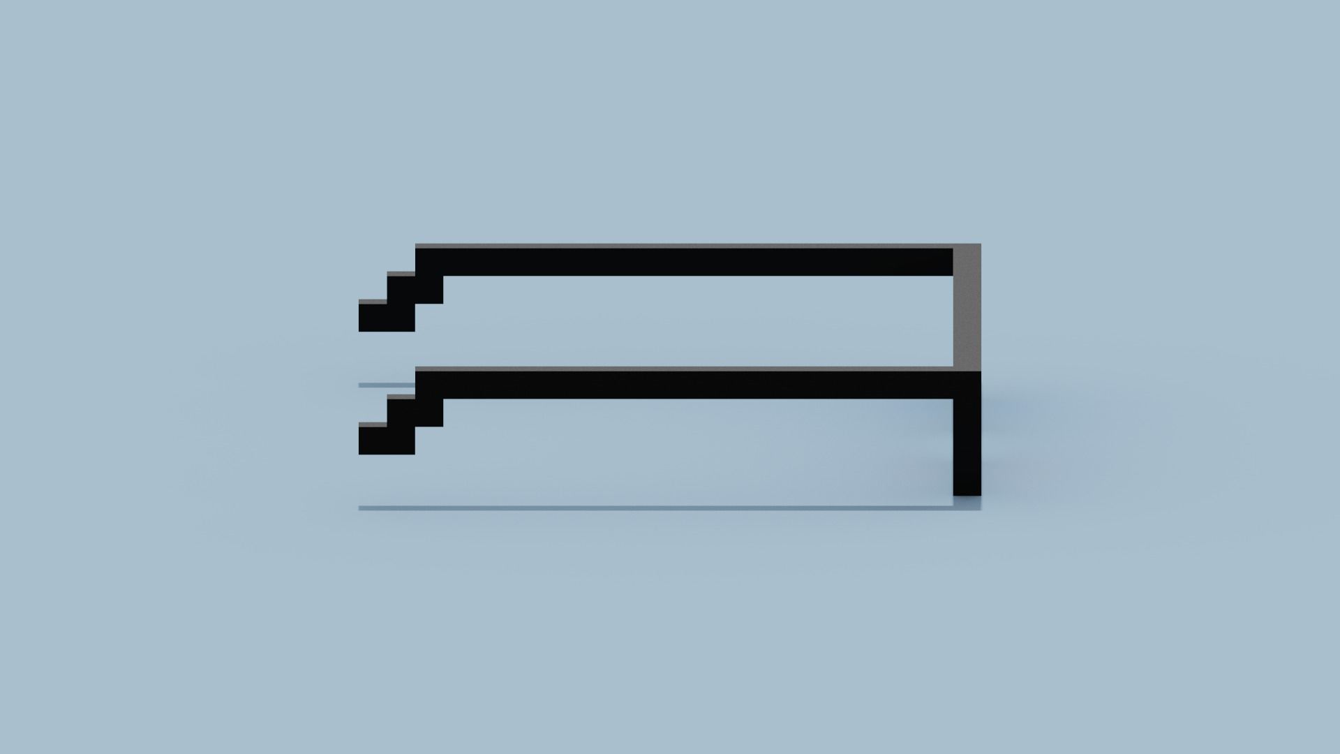 Polarized Glasses Low-poly 3D model_8