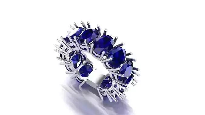 Anel safira