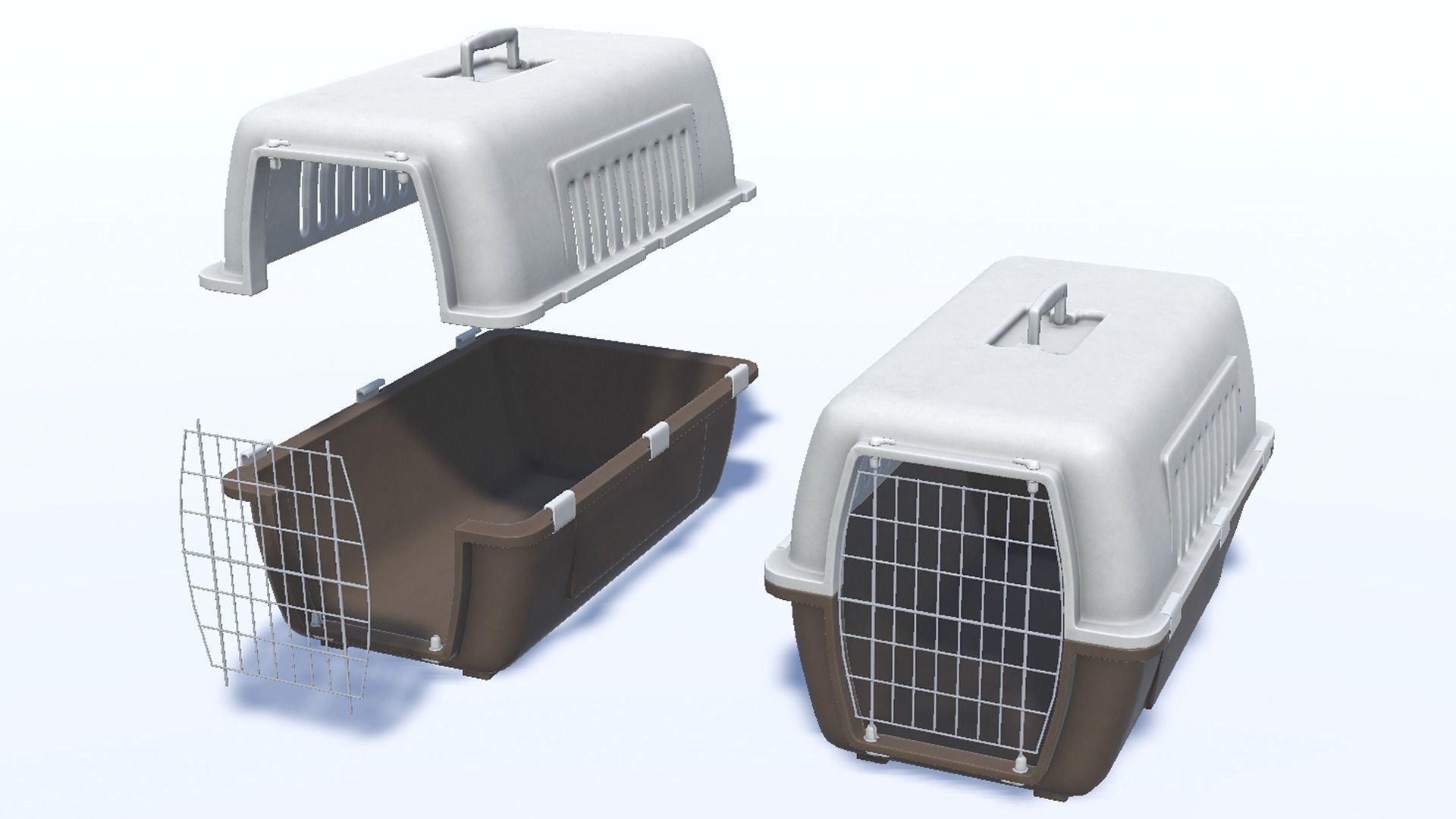 Cats - Simple Low-poly 3D model_18