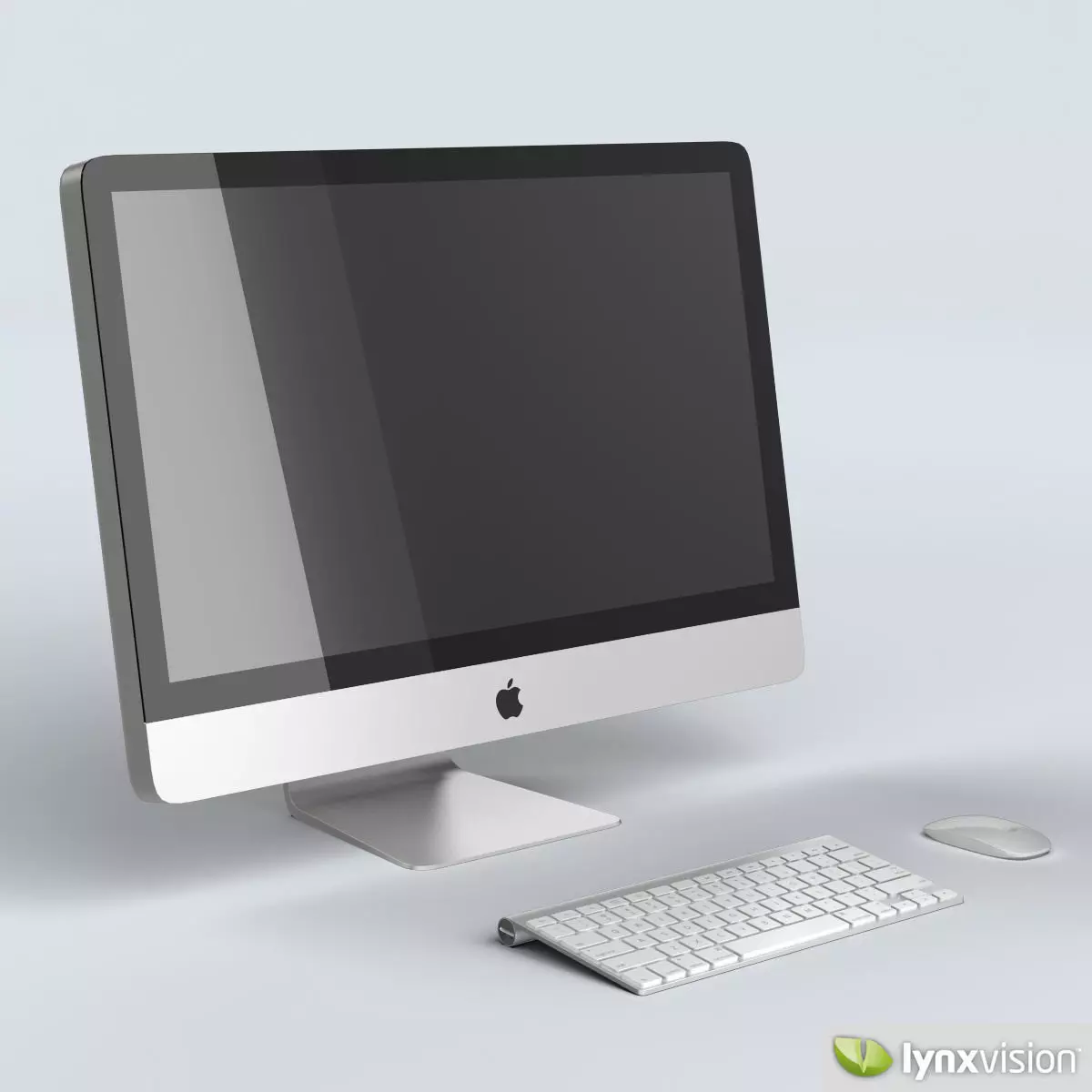 Apple iMac 27 Desktop Computer 3D model_0
