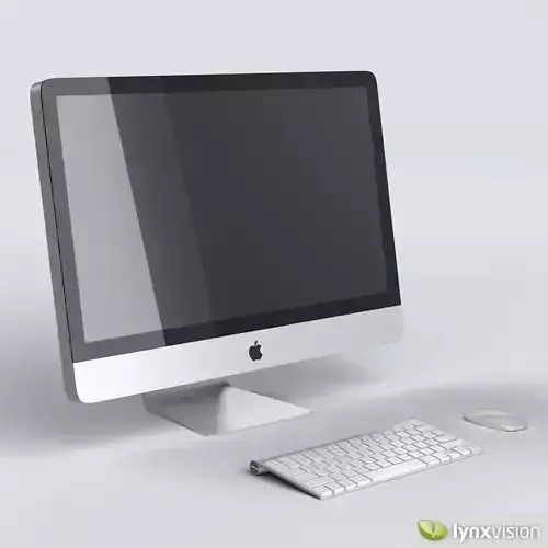Apple iMac 27 Desktop Computer 3D model