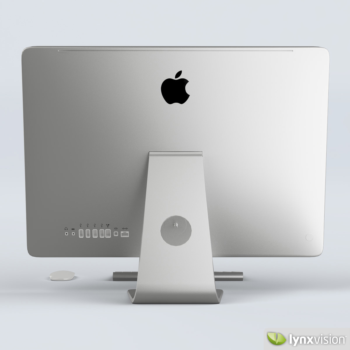 Apple iMac 27 Desktop Computer 3D model_3