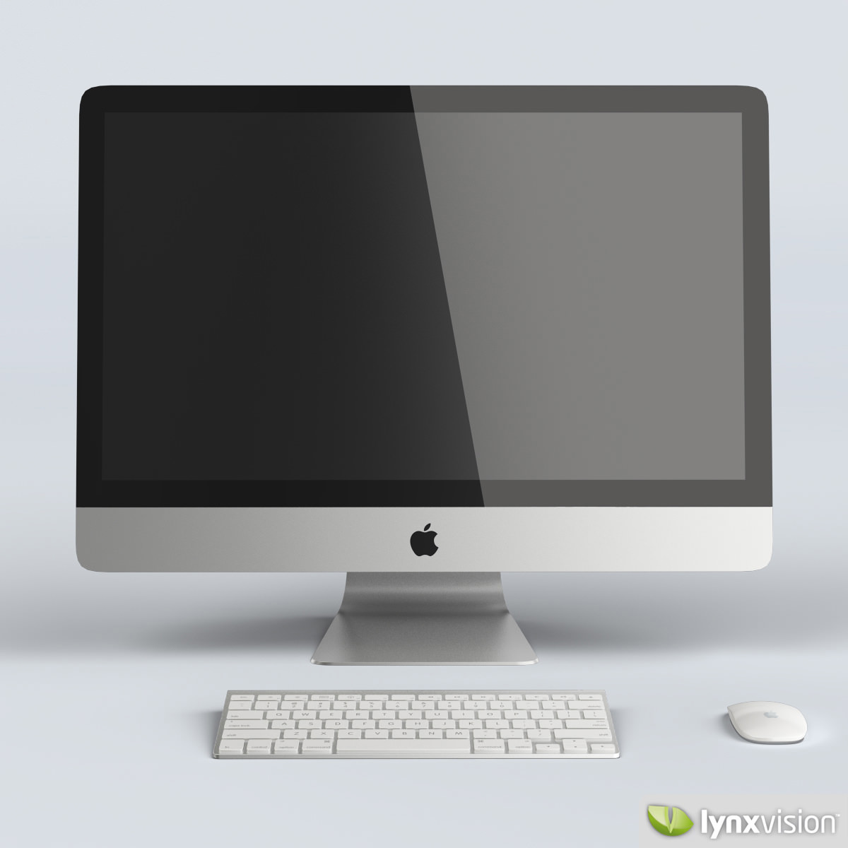 Apple iMac 27 Desktop Computer 3D model_1