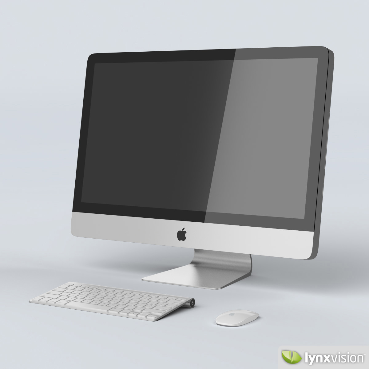 Apple iMac 27 Desktop Computer 3D model_2