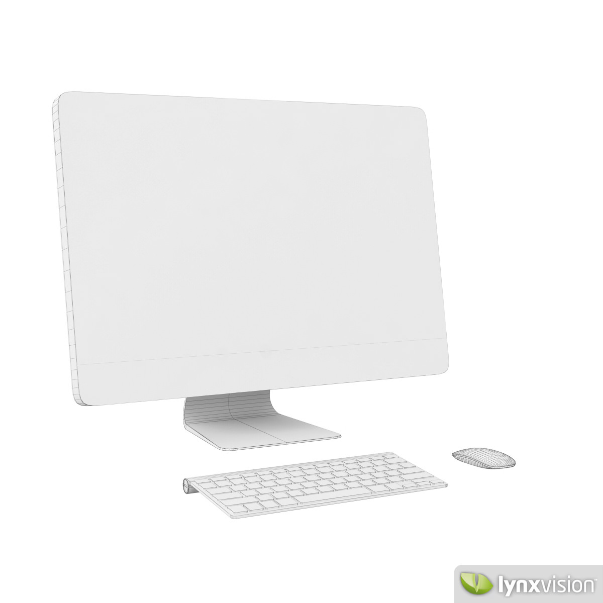 Apple iMac 27 Desktop Computer 3D model_5