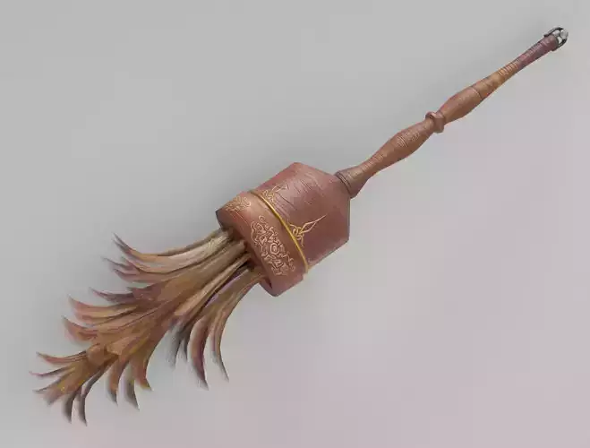 Feather Duster PBR Game Ready