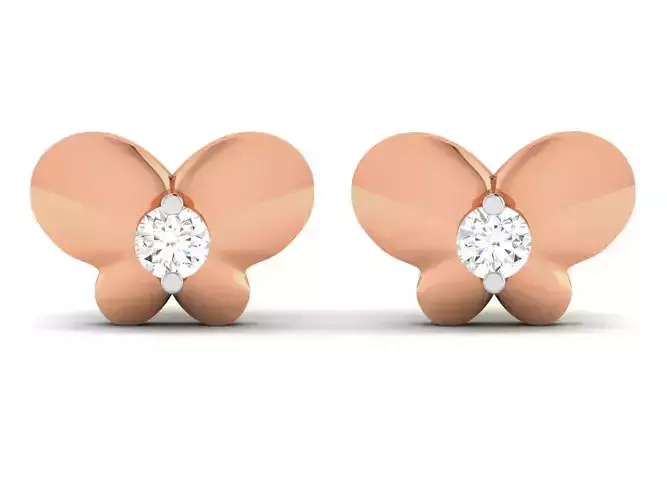 Women studs earrings 3dm render detail 3D print model