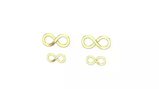 Par de brincos Infinito