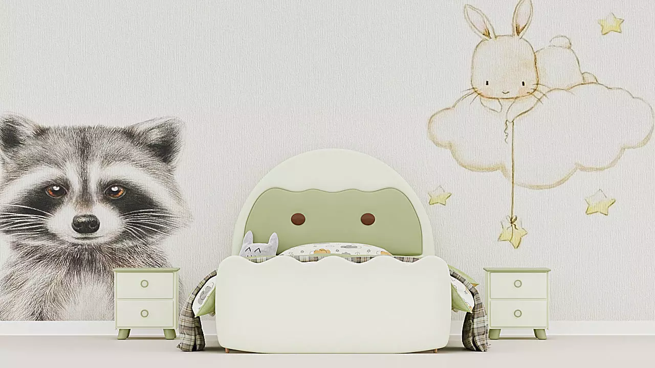 Linsy cute bed 3D model