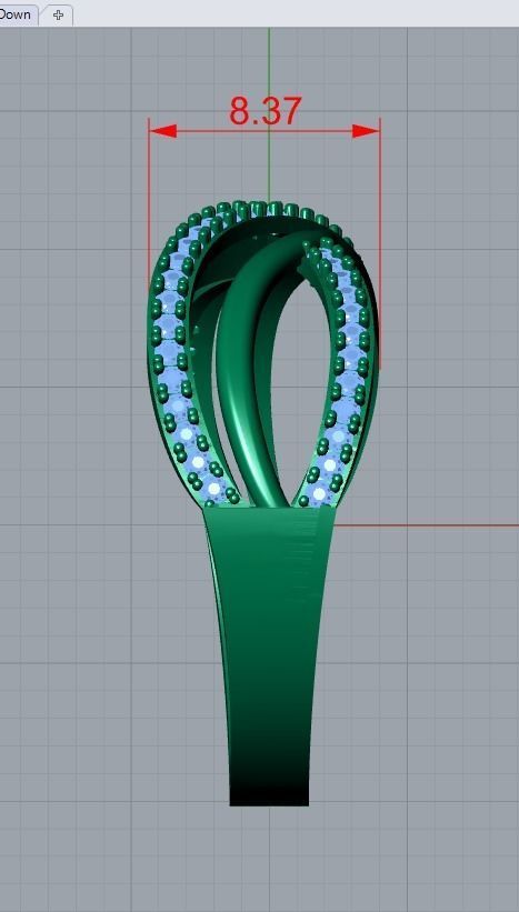 jewelry ring 3D print model_14