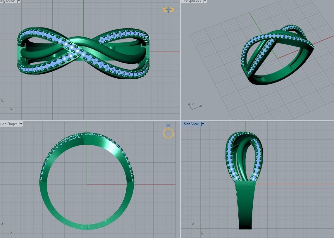 jewelry ring 3D print model_8