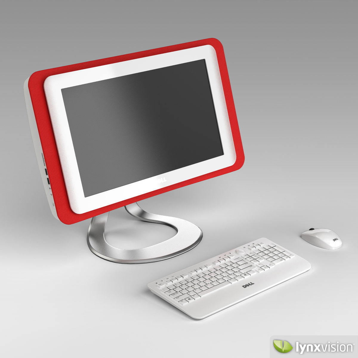 Dell Studio One AIO 3D model_1