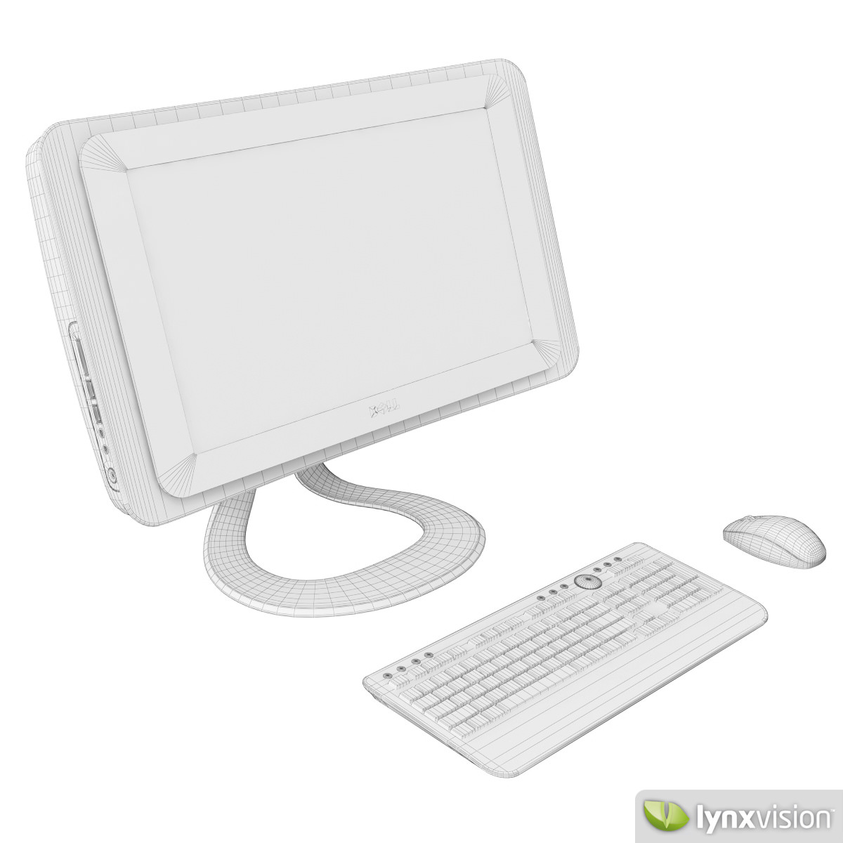 Dell Studio One AIO 3D model_5