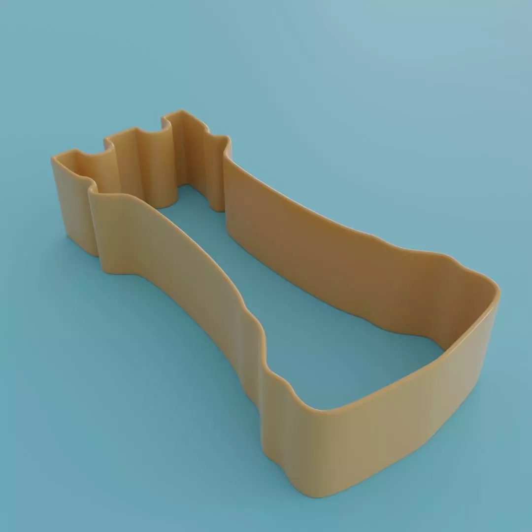 Rook cookie cutter 3D print model