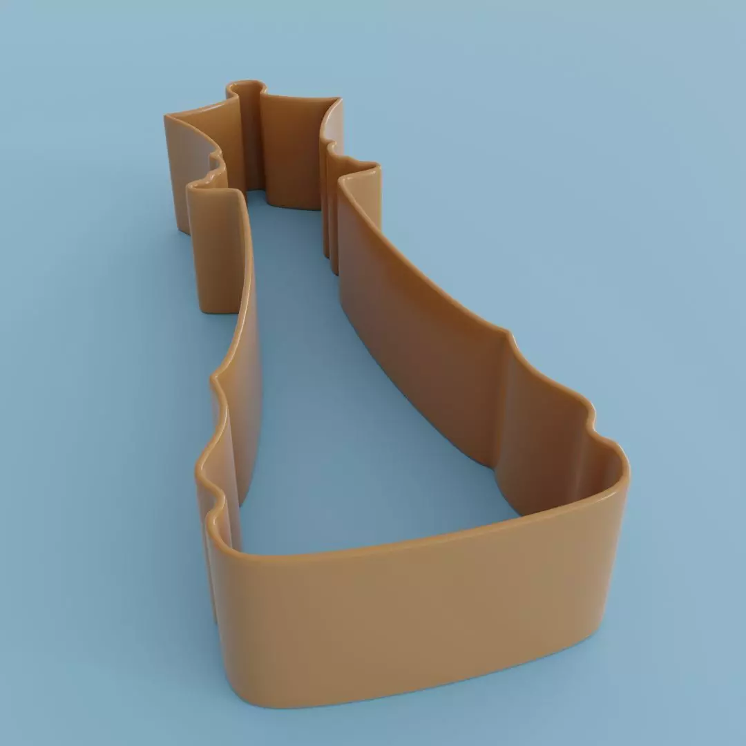 cookie cutter queen 3D print model_0