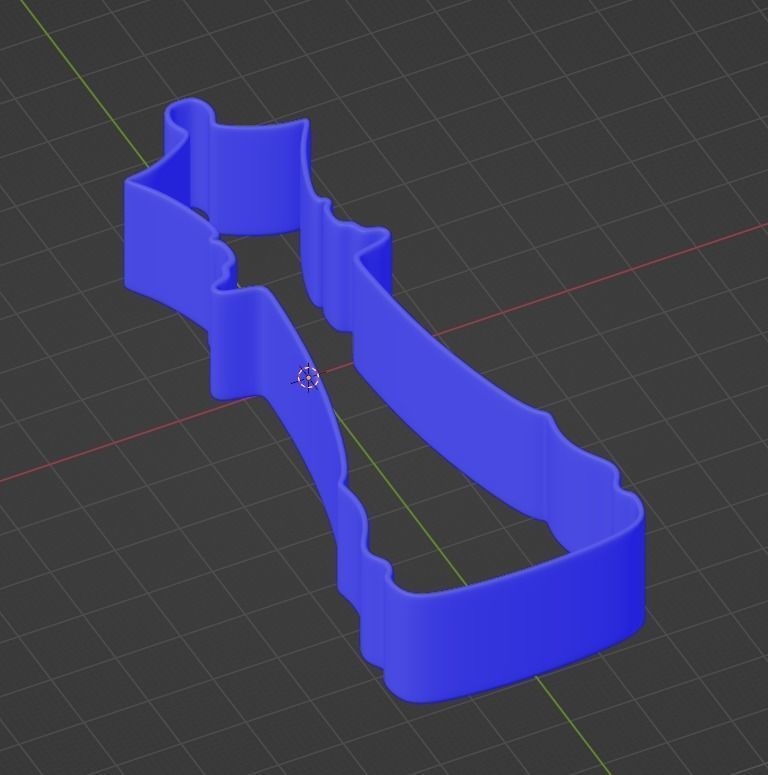 cookie cutter queen 3D print model_3
